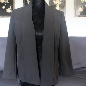 NWT Anne Klein black long sleeve open blazer XS